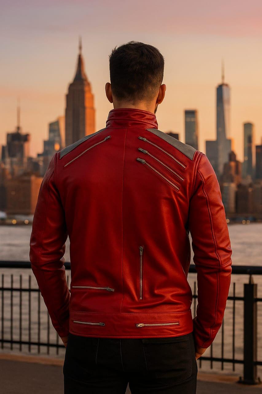 マイケル・ジャクソン「Beat It」レッドレザージャケット：ユニ