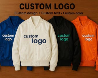 Unisex Satin Varsity Jacket Custom Letterman Bomber | Personalized Gift for Him & Her