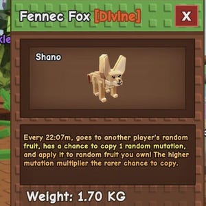 Fennec Fox Grow a garden