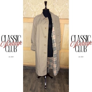 Burberry Trench Coat Men 44 - Etsy UK
