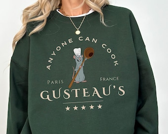 Ratatouille Magical Sweatshirt, Little Chef Remy Paris France Pullover Hoodie, Magical Chef Movie Shirt