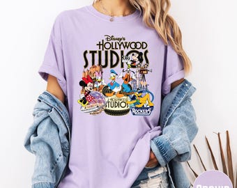 Hollywood Studios Comfort Colors Shirt, Disney Hollywood Studios Tee, Disney Family Vacation Trip Matching Shirt