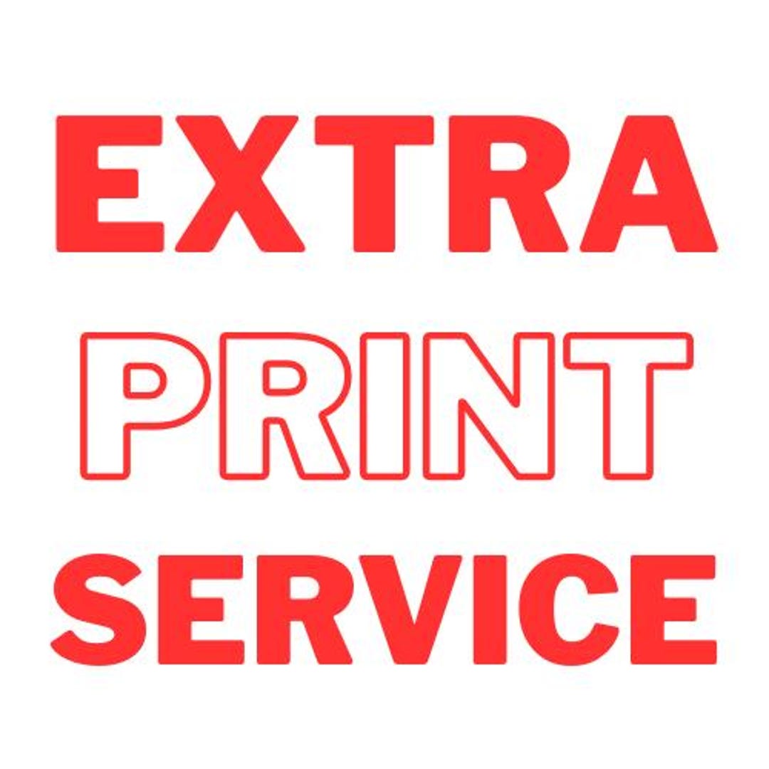 Extra Print Add-on for T-shirts & Sweatshirts | Back, Sleeve, Pocket ...