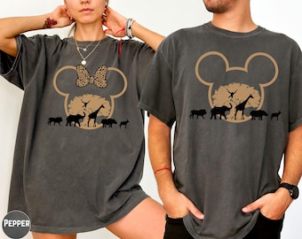Disney Animal Kingdom 2026 Comfort Colors Shirt, Custom Safari Mickey Minnie Tee, Matching Family Trip Shirt