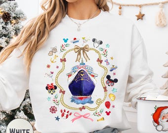 Coquette Bow Magical Cruise Line Sweatshirt Matching Family Hoodie, Magical Wish Fantasy Dream Sweater, 2026 Cruise Trip Gift