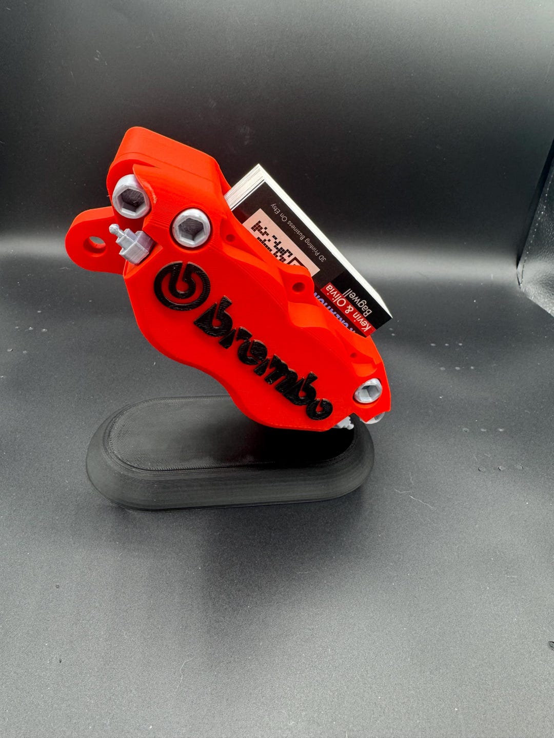 3D Printed Brake Caliper Business Card Holder | Automotive Desk Decor ...