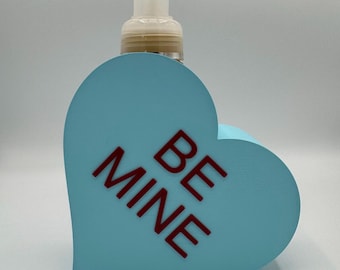 Valentine’s Day Soap Holder | Fits Bath & Body Works Foaming Soap | Heart Bathroom Decor, Seasonal Sink Accessory, Cute Valentine Gift