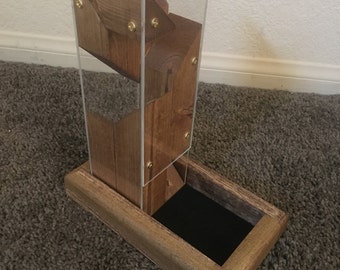 Stained Modern Dice Tower