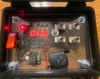 Airsoft/Paintball Game Timer Prop with Levers