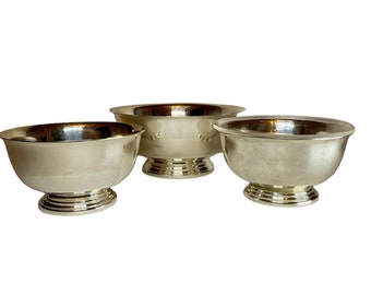 3 Gorham Silverplated Bowls