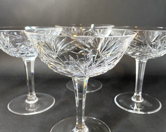 4 Cut Crystal Coupes