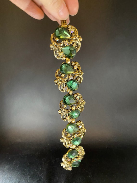 Pomé Green and Gold Bracelet