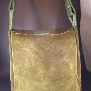 Vintage Suede and Leather Purse image 8