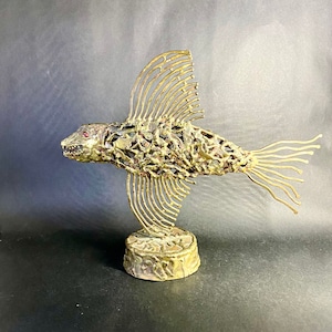 Artist-Made Brass Fish