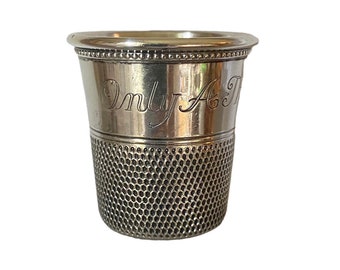 Sterling Silver Shot Glass - Just a Thimble Full