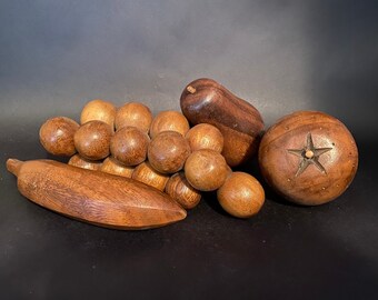 Mid-Century Wood Fruit - Leilani Monkey Pod Wood