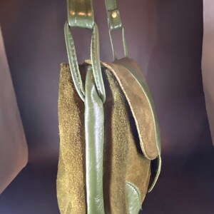 Vintage Suede and Leather Purse image 9