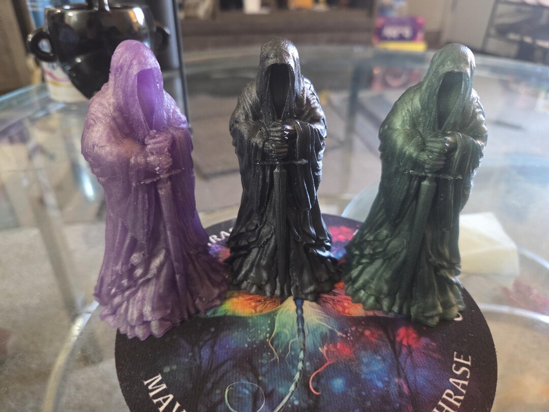 Charmed Reaper Statue – Altar Protector in Green, Black, or Purple - Etsy