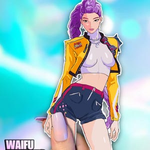 Rumi - STICKER - Waterproof, Vinyl, Anime, huntrix, Kpop demon hunter