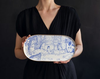 JASKINIA Porcelain plate ENDExWALISZEWSKA