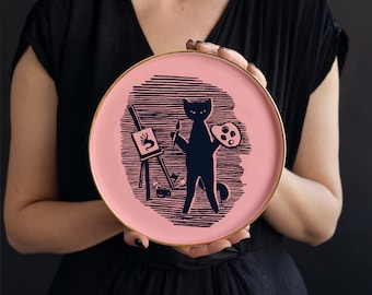 AUTOPORTRET Porcelain pink plate ENDExWALISZEWSKA