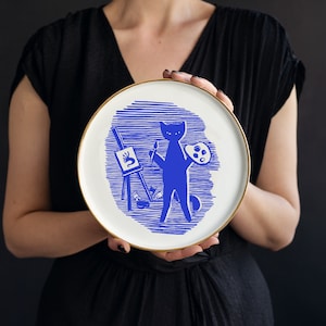 AUTOPORTRET Porcelain plate ENDExWALISZEWSKA image 1