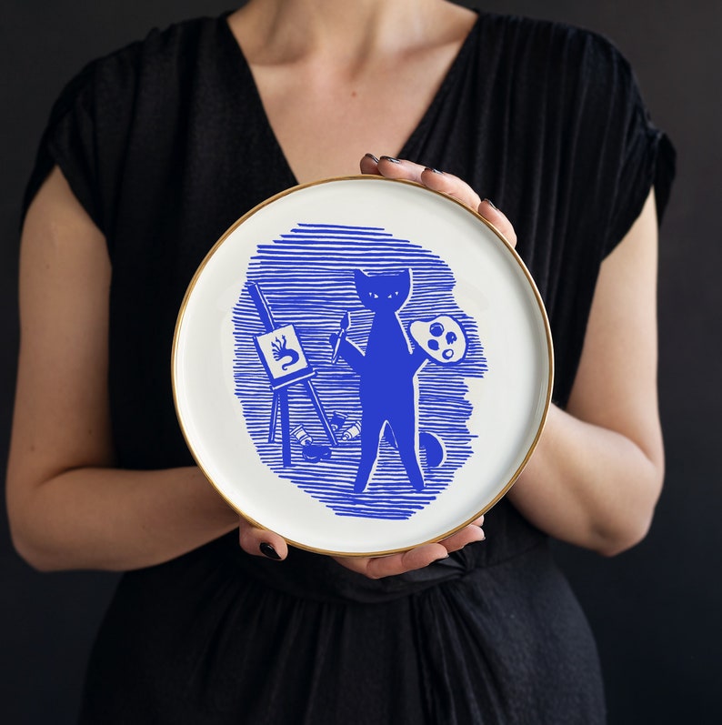 AUTOPORTRET Porcelain plate ENDExWALISZEWSKA image 1