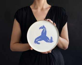 TRISKELION Porcelain plate ENDExWALISZEWSKA