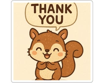 Thank You Stickers: Glossy Vinyl Appreciation Gift Labels