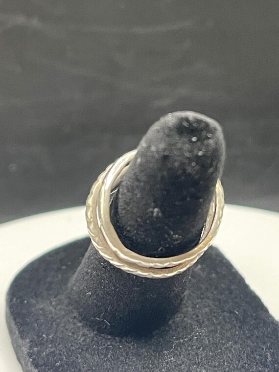 Sterling Silver Vintage Snake Ring - image 4