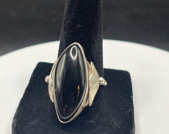 Fine Vintage Hopi Native American Sterling Silver Ring of Desert