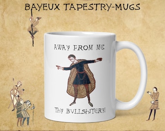 Funny Medieval Coffee Mug, Bayeux Tapestry, History Teacher Gift