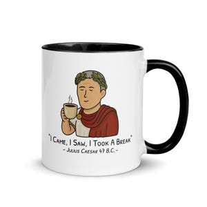 Lustige Julius Kaiser Tasse: Geschichtsliebhaber Kaffeetasse