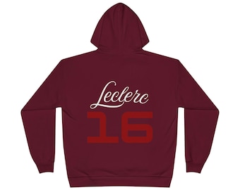 Sudadera con capucha Leclerc / Sudadera con capucha unisex de F1