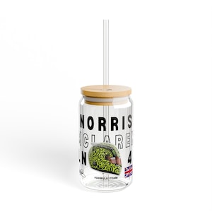 LN4 Norris 16oz Sipper Glass | Cute F1 Gifts