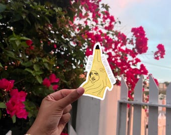 Banana Leclerc Sticker | Cute F1 Sticker