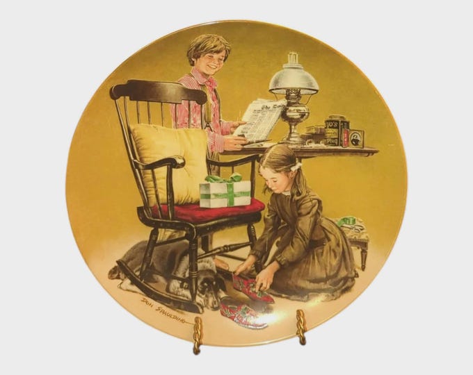 Vintage Knowles Father's Day Collector Plate: American Holidays Collection
