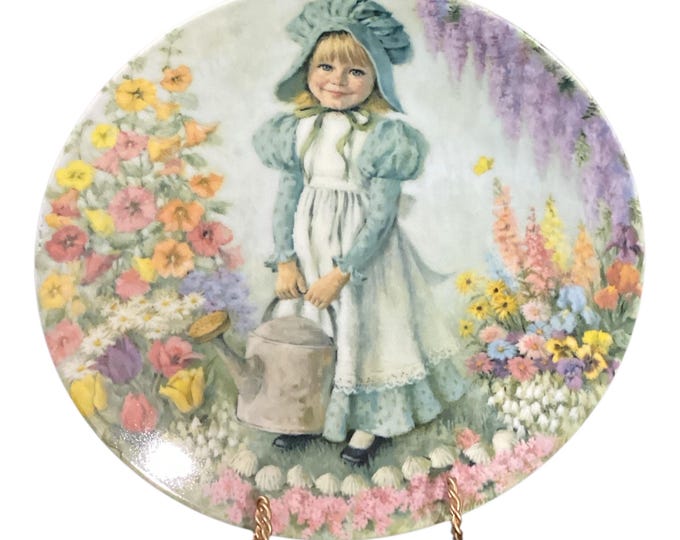 Vintage 1979 Collector Plate- The Mother Goose Series”Mary, Mary” from Reco