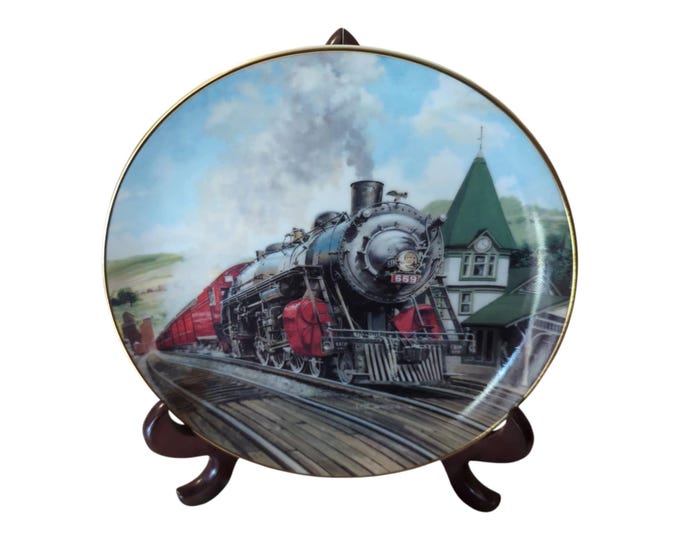 Vintage "The Alton Limited" Collector Plate – American Train Series