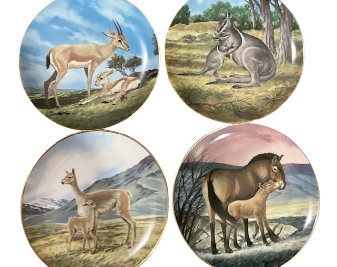 Vintage W.S. George Collector Plate: Last of Their Kind Endangered Species Series Plates