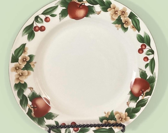 Citation Cades Cove Dinner Plates: Apples Cherries Blossoms (Set of 2)