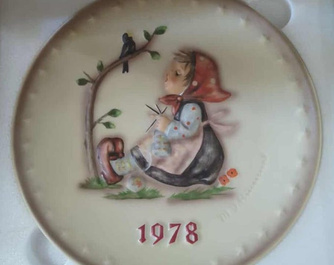 Vintage Plate Hummel Collection 1978 ANNUAL Plate