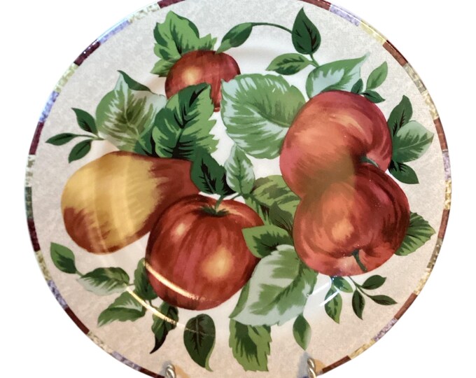 Salad Plate Sakura Sonoma Excell Vintage Fruit Design Replacement 8 1/4”