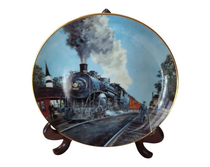 Vintage Southwestern Limited Collector Plate – American Trains, 1991