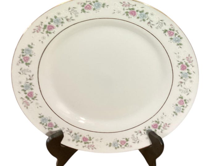 Northridge Fine Porcelain China Dinner Plate 10”–  NTH1 Rose Pattern – 1980s/1990s Vintage