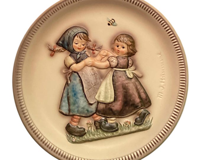 Vintage Plate Hummel Collection 1980 ANNIVERSARY PLATE 10"
