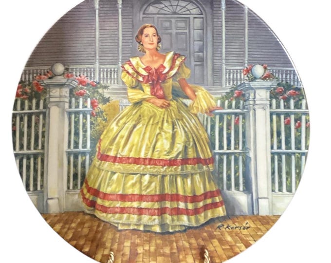 Gone With The Wind Collector Plate: "Melanie" Edwin M Knowles
