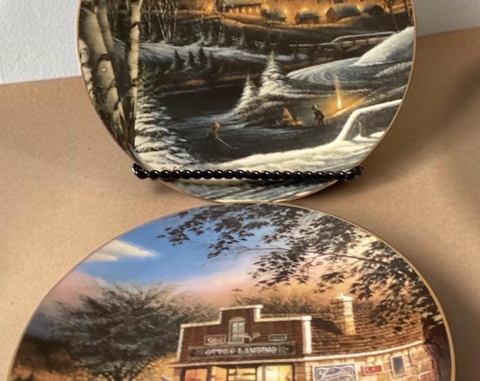 Vintage Collectible Plates Heartland Collection by Teddy Redlin 1994 Wildlife Art