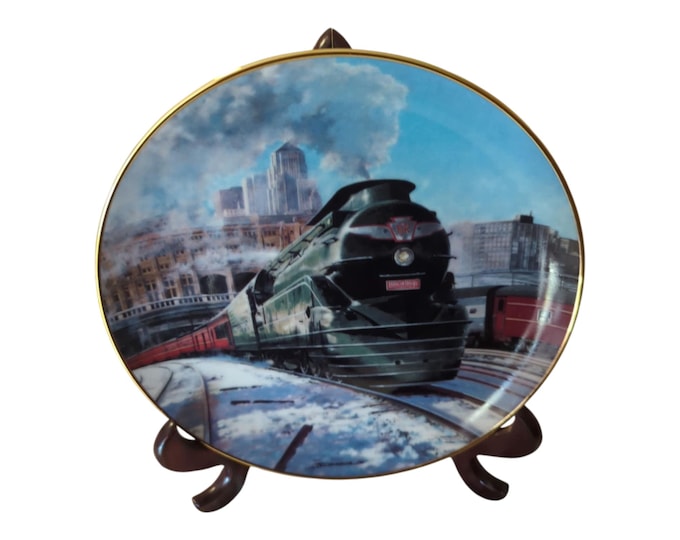 Vintage Broadway Limited Collector Plate – American Trains, 1991