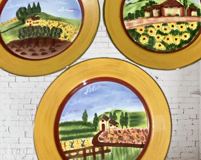 Romancing Provence Douce Provence Countryside salad/dessert plate